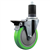 Service Caster 1-5/8 inch expanding stem swivel caster with a 5 inch green polyurethane wheel and a posi lock brake. Featuring a zinc finish, these casters are ideal for work tables, shop projects, and any equipment with round or square tube legs.