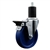 Service Caster #20 Series 1-3/4 inch expanding adapter stem swivel casters with a 5 inch solid blue polyurethane wheel and posi lock.