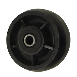 4 inch  solid Glass Filled Nylon caster wheel with Roller Bearings