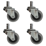 Polyurethane Tread Furniture Casters