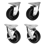 4 triangle top plate casters
