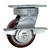 4 Inch Kingpinless Swivel Caster with Polyurethane on Polyolefin Wheel and Brake