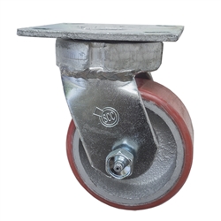 4 Inch Kingpinless Swivel Caster with Polyurethane Tread Wheel