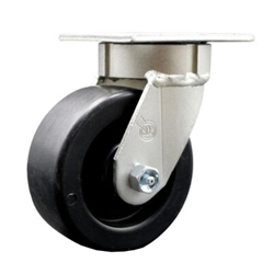 5 Inch Kingpinless Swivel Caster with Polyolefin Wheel