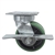5 Inch Kingpinless Swivel Caster with Polyurethane Tread Wheel, Ball Bearings, and Brake
