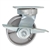 5 Inch Kingpinless Swivel Caster with Semi Steel Wheel and Brake