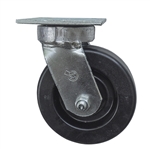 6 Inch Kingpinless Swivel Caster with Phenolic Wheel and Ball Bearings