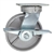 6 Inch Kingpinless Swivel Caster with Semi Steel Wheel and Brake