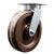 High temperature kingpinless swivel caster with durable 8 inch phenoic wheel.
