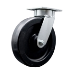 8 Inch Kingpinless Swivel Caster with Polyolefin Wheel