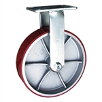 12 Inch Rigid Caster with Polyurethane Tread Wheel