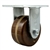 Rigid caster fitted with 6 inch diameter by 3 inch wide high temperature phenolic wheel