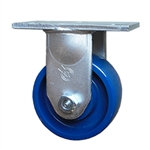 6 Inch Extra Heavy Duty Rigid Caster with Solid Polyurethane Wheel