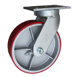 10 Inch Swivel Caster with Polyurethane Tread Wheel
