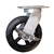 10 Inch Kingpinless Swivel Caster with Rubber Tread Wheel and Side Lock Brake