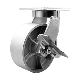 Swivel Caster with Semi Steel Wheel and Side Lock Brake