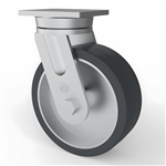 Service Caster Series #92 12 inch extra heavy duty kingpinless swivel caster with polyurethane tread on metal core wheel