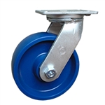8 Inch Kingpinless Swivel Caster with Solid Polyurethane Wheel