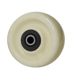 4 inch  solid Nylon caster wheel with Roller Bearings