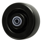 5" x 2" Polyolefin Wheel with Ball Bearings