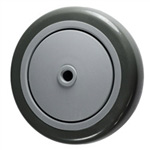 5" x 1-1/4"  Non Marking Polyurethane on Poly Wheel