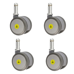 2 inch gray MRI safe casters