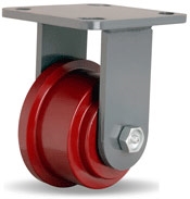 3-1/2 Inch Rigid Caster with Flanged Wheel