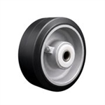 5 inch by 2 inch Rubber caster wheel with aluminum core