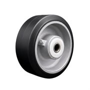 5 inch by 2 inch Rubber caster wheel with aluminum core