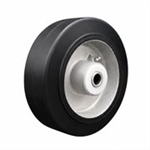 6 inch by 2 inch Rubber caster wheel with aluminum core