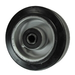 5 inch by 2 inch Rubber caster wheel with aluminum core