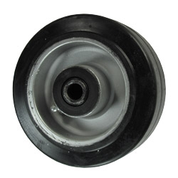 5" x 2" rubber on Aluminum Wheel