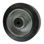 6 inch by 2 inch Rubber caster wheel with aluminum core