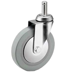 3 inch swivel caster with grip ring stem for hospital applications