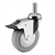 3 inch Total Lock swivel caster with grip ring stem for hospital applications