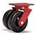 6 Inch dual wheel Swivel Caster with phenolic wheels