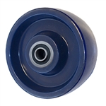 5 inch  heavy duty solid Polyurethane caster wheel with Ball Bearings