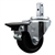 7/8 inch square stem swivel casters with 3 inch soft rubber wheel featuring posi lock brake