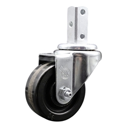 7 8" square stem 3-1/2" phenolic wheel