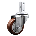 3-1/2" Polyurethane Caster with Square Stem