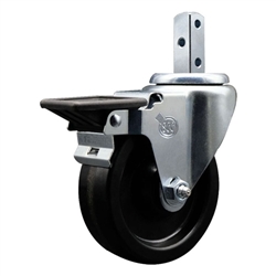 7 8" square stem 4" phenolic wheel and posi lock