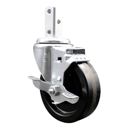 3 4" square stem 4" phenolic wheel and brake