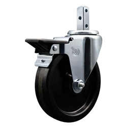 7 8" square stem 6" phenolic wheel and posi lock