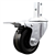 3/4 inch square stem roller bearing swivel casters with 3-1/2 inch phenolic wheel featuring total lock brake