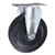 5 inch Stainless Steel Rigid Caster with Hard Rubber Wheel