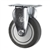 5" Stainless Steel Rigid Caster with Thermoplastic Rubber Tread Wheel