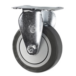 5" Stainless Steel Rigid Caster with Thermoplastic Rubber Tread Wheel