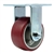 Service Caster #30 Series stainless steel rigid casters with 4 inch non-marking polyurethane tread on aluminum core wheel provide a washable caster solution.