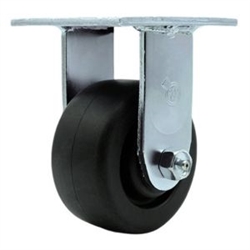 Service Caster #30 Series stainless steel rigid casters with 4 inch polyolefin wheel provide a washable caster solution.