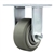 Service Caster #30 Series stainless steel rigid casters with 4 inch non-marking thermoplastic rubber tread (flat face) on polyolefin core wheel provide a washable caster solution.